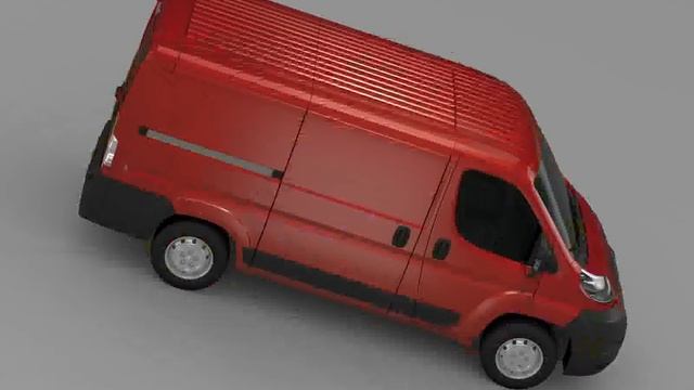 3D Model of Citroen Jumper 250 L1H1 2006 -2014 Review смотреть онлайн