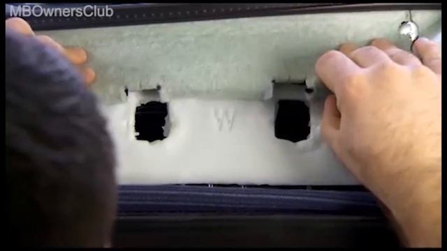 How to Remove and Install the Rear Seat Backrest Cover in a Mercedes C-Class & GLC (W205, W253) смотреть онлайн