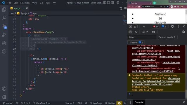 React Interview Questions - What are Keys in React смотреть онлайн