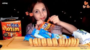 ASMR Итинг Корейское ПЕЧЕНЬЕ?? Хруст COOKIES?? EATING SOUNDS