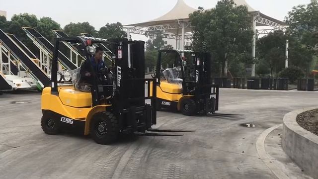 LTMG top sale lpg forklift lifting test смотреть онлайн