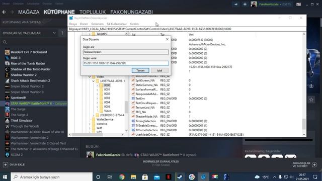 Please Update Your AMD Radeon Driver Hatası Çözümü