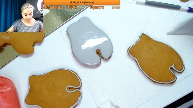Заливка пряников айсингом/перенос рисунка на пряник / не урок смотреть онлайн