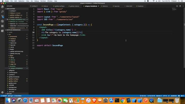 SEO friendly Website in ReactJS [ Gatsby JS ] смотреть онлайн