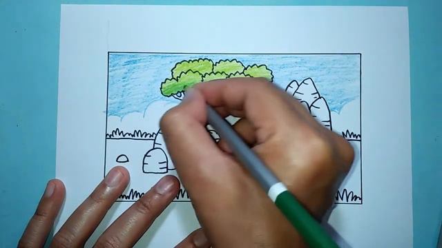 Drawing Savannah Scenery смотреть онлайн