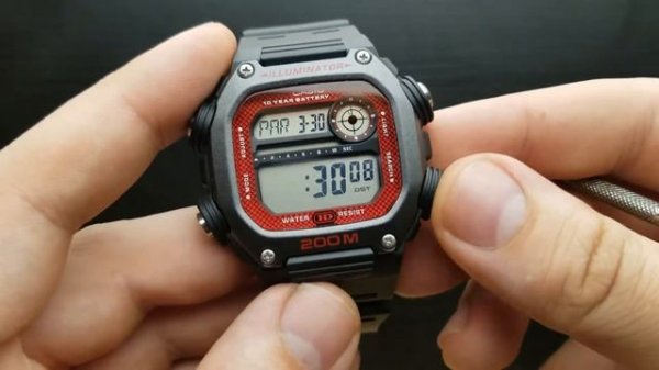 Casio DW-291 - Setting time and date