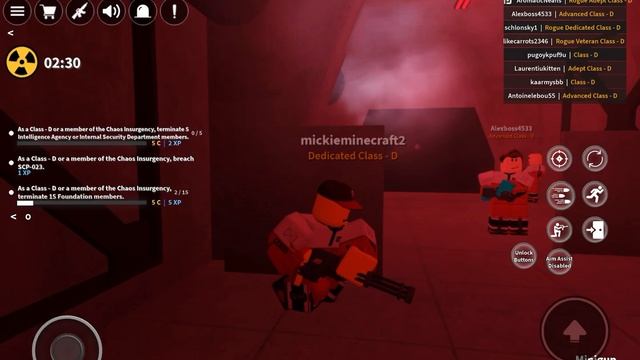 Minigun riot (SCP:Roleplay Roblox) смотреть онлайн