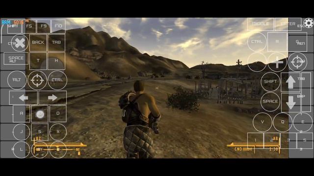 Fallout: New Vegas on android Exagear - test part 1 смотреть онлайн