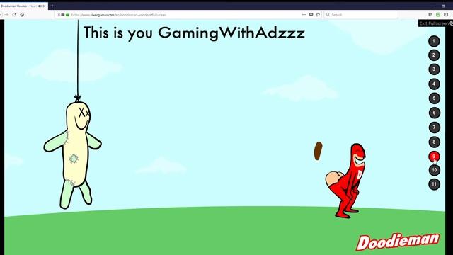 DOODIEMAN VOODOO (flash game) смотреть онлайн