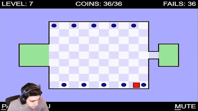 TRY NOT TO CUSS CHALLENGE! #1 - World's Hardest Game UPDATED (Part 1) смотреть онлайн