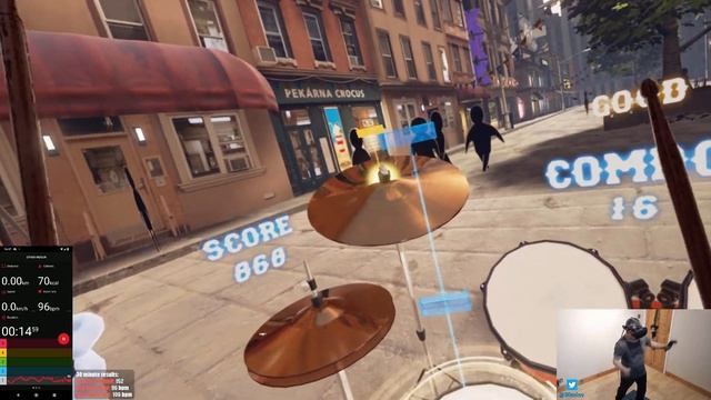 Drummer Talent VR ?FITNESS TRACKED GAMEPLAY? смотреть онлайн