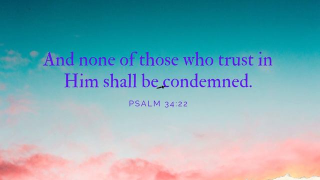 Your Daily Scripture - Psalm 34:22 смотреть онлайн
