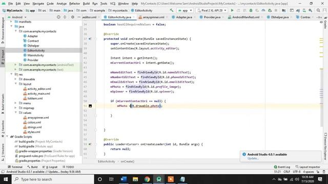 SQLite | Android Studio | Contact App смотреть онлайн