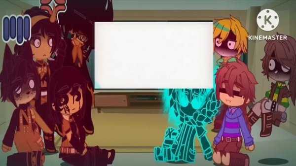 BATDR and Undertale React to Bendy Vs Sans // all //