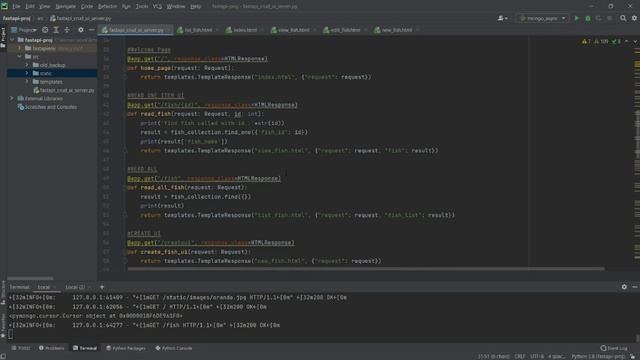 FastAPI CRUD Operation with Jinja2, Bootstrap5, HTML5 and MongoDB смотреть онлайн