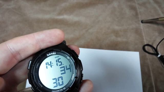 Часы Skmei 1122 с шагомером, водозащищенные с крутой подсветкой Gearbest смотреть онлайн