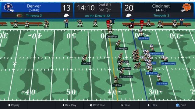 Pro Strategy Football 2021 - 1977 NFL Broncos vs Bengals Week 6 смотреть онлайн