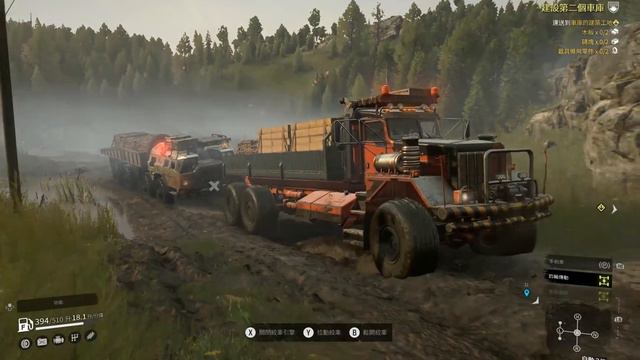 SnowRunner - Kenworth 963 & MAZ 7310 Transport,Unload Cargo @ North Peak National Park смотреть онлайн