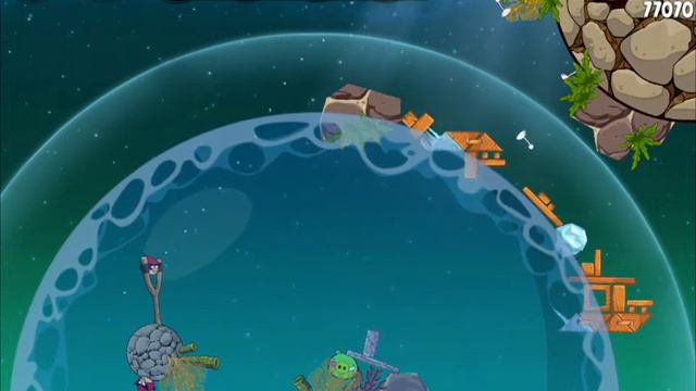 Angry Birds Space - Level 6-18 Pig Dipper 3 Star Walkthrough | WikiGameGuides смотреть онлайн
