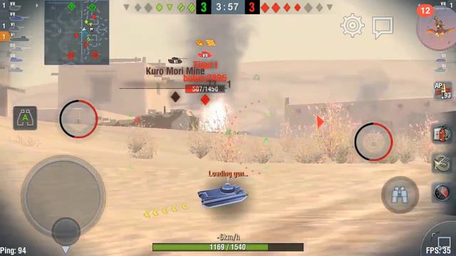 World of Tanks BLITZ - Subscriber Replay - KingOfDisaster - TOG II смотреть онлайн