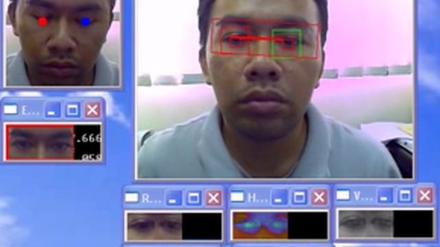eye tracking in opencv using template matching смотреть онлайн