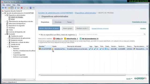 Resolución de Problemas Simples Kaspersky Security Center v10.5 смотреть онлайн