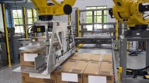 Automation for the NOW--FANUC M-410 Palletizer in Action | RōBEX