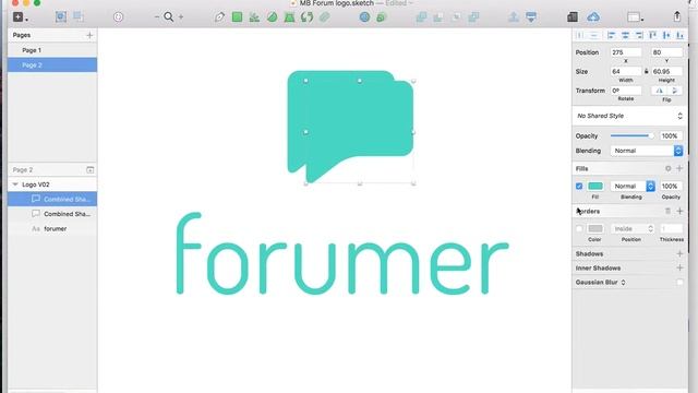 Logo creating in sketch app смотреть онлайн