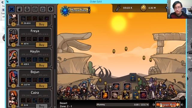 ? Clicker Guild (Free PC Game on Steam) Gameplay/Walkthrough DEMO | DQP Gaming Live Stream смотреть онлайн