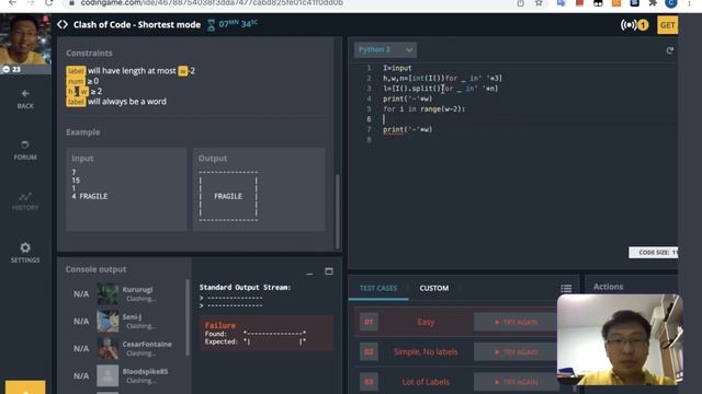 CodinGame - Pushing rank in Clash of Code! смотреть онлайн