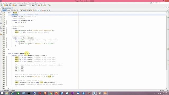 Core_Java_21 - Java static keyword смотреть онлайн