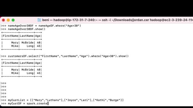 Episode7: DataFrames in Spark with Python смотреть онлайн