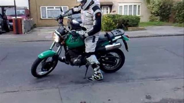 Honda Slr 650 - Honda SLR 650 Not Even Mini Wheelie
