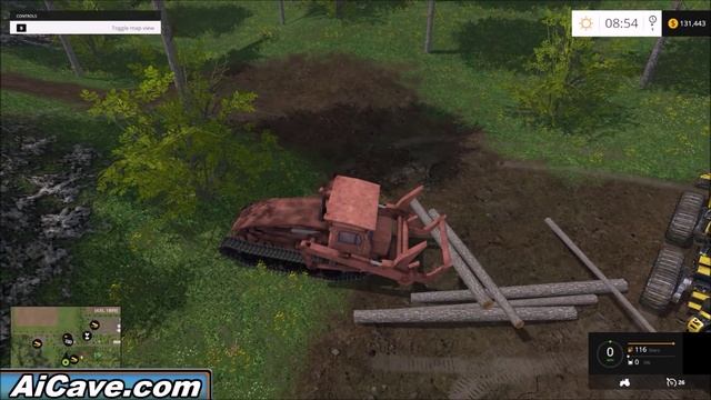 Farming Simulator 15 Mods - Timber loader LT-65 смотреть онлайн