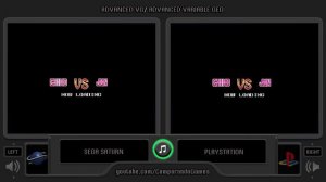 Advanced VG (Sega Saturn vs Playstation) Side by Side Comparison (Advanced Variable Geo)