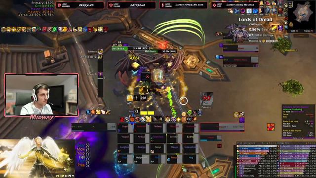 Mythic Lords of Dread (Witness - Draenor) World Rank 504 VENTHYR HPALA POV смотреть онлайн