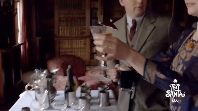 Downton Abbey Text Santa 2014