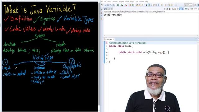 Java Programming for Beginners - 7. JAVA Variable смотреть онлайн