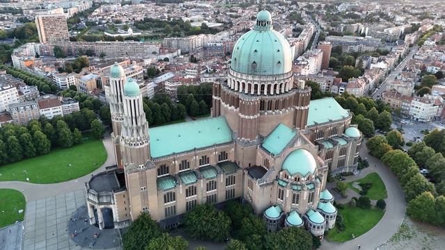 Brussels Koekelberg Basilica | 2023 Drone 4K