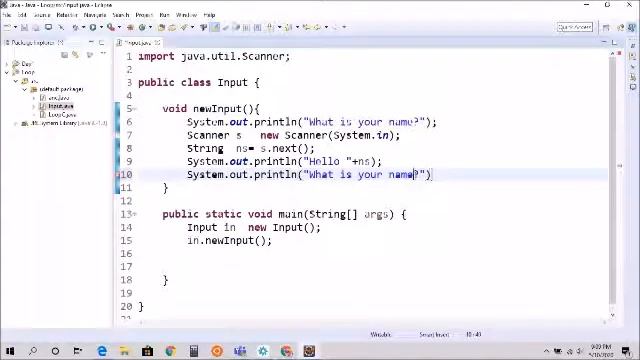 Java User Input Program | Java small projects | Java Tutorial for Beginners смотреть онлайн