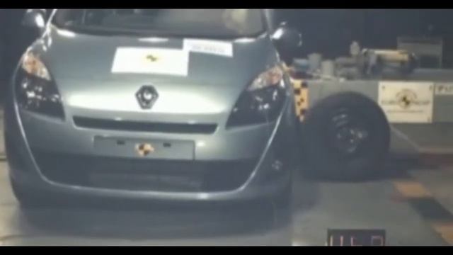 Crash test Renault Grand Scenic 2009 смотреть онлайн
