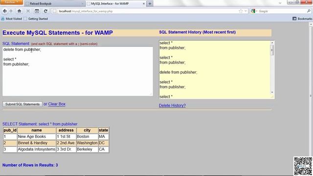 Website Design with PHP & MYSQL - 078 - Introduction To MySQL - Deleting Rows смотреть онлайн