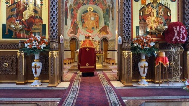 Прямая трансляция (Богослужения Светлой седмицы. Вечерняя служба.) смотреть онлайн