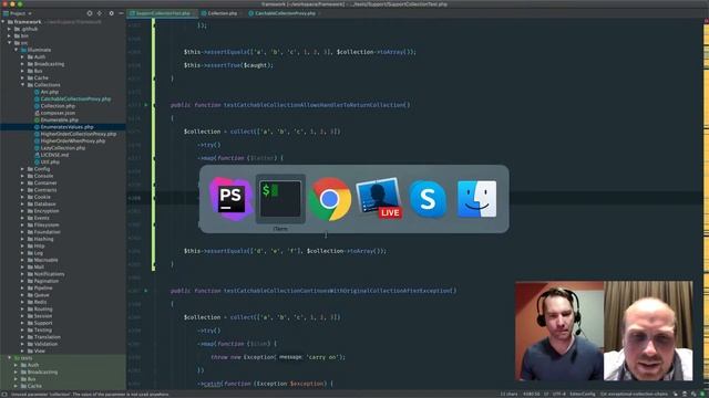 Adding try/catch chain to Laravel collection - Review смотреть онлайн