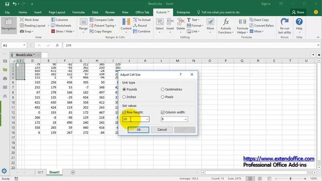 How to set column width and row height for a range in Excel смотреть онлайн