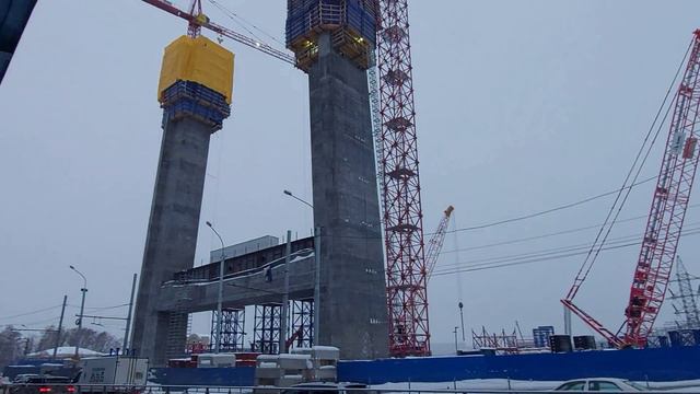 НОВОСИБИРСК 4К/24.12.2021/ОБЗОРНОЕ ВИДЕО/ЧТО ПРОИСХОДИТ НА СТРОЙПЛОЩАДКЕ ЧЕТВЁРТОГО ПЛАТНОГО МОСТА смотреть онлайн