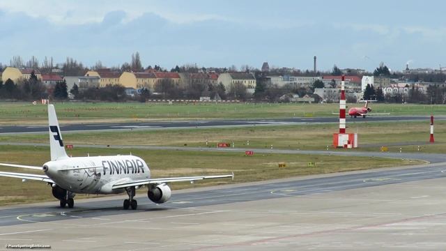 Finnair Airbus A320 "Happy Holidays" Livery Takeoff from Berlin Tegel Airport (TXL) | OH-LXD смотреть онлайн