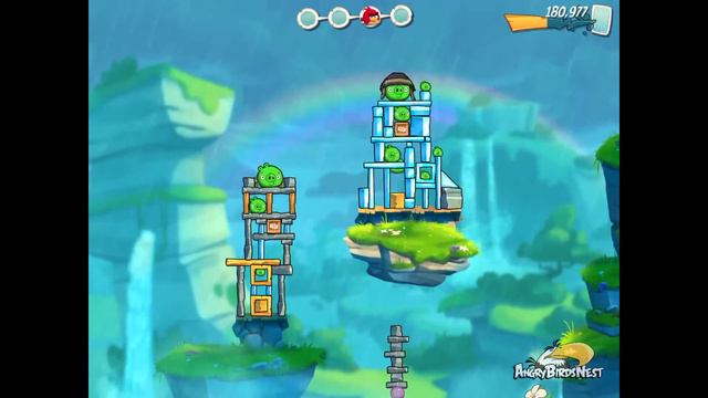 Angry Birds 2 Level 64 Cobalt Plateaus Chirp Valley 3 Star Walkthrough смотреть онлайн