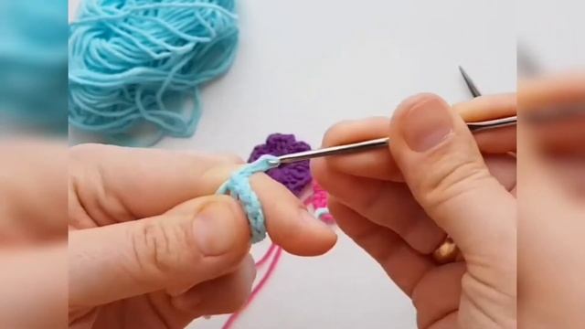 3 способа связать цветы крючком смотреть онлайн