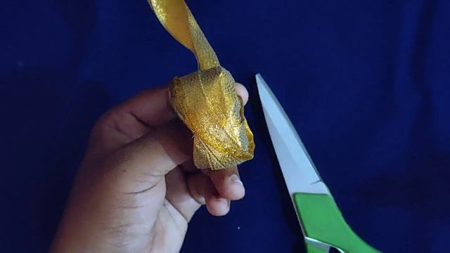 Golden gota ribbon pagdi and base for laddu gopal | daily wear смотреть онлайн